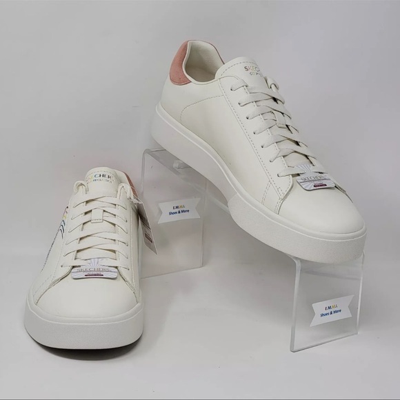 Skechers Women's Court Classics Eden LX-Lined Up Natural 185001 Size 7.5 New